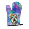 Schnauzer Hippie Dawg Oven Mitt Heat Resistant Thick Oven Mitt for Hot Pans and Oven, Kitchen Mitt Protect Hands, Cooking Baking Glove