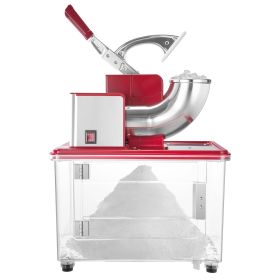 Commercial Ice Crusher 661LBS/H, 350W Electric Snow Cone Machine with 4 Blades, 2000RPM Stainless Steel Shaved Ice Machine with 11 Gal Crushed-Ice Box