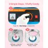 Cotton Candy Machine Commercial, 1000W Electric Candy Floss Maker, Easy Use with 15 inch Stainless Steel Bowl and Sugar Scoop